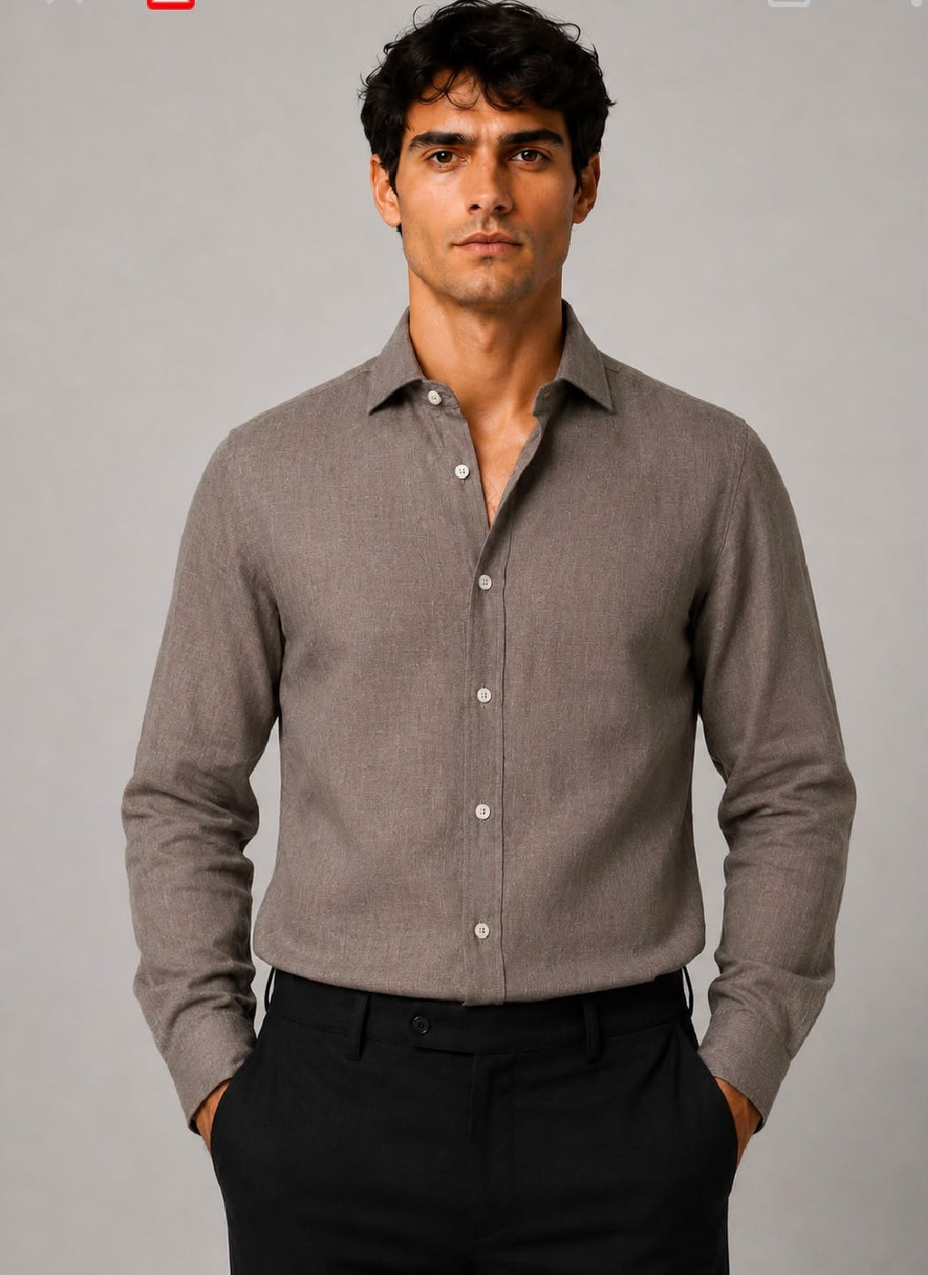 Camicia Lino corda
