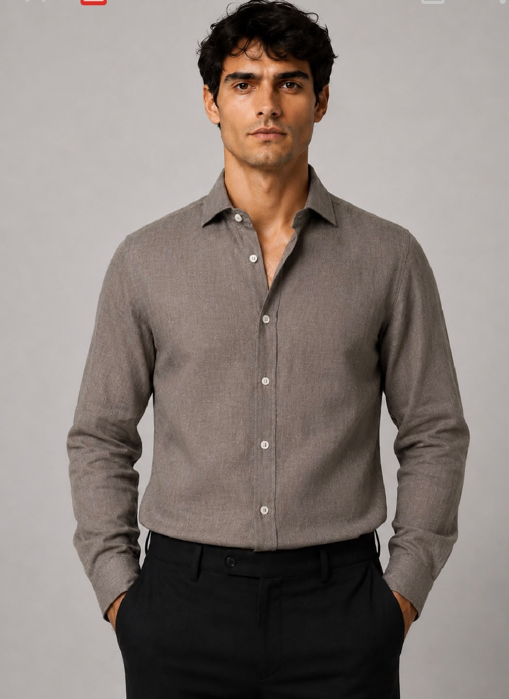 Camicia Lino corda