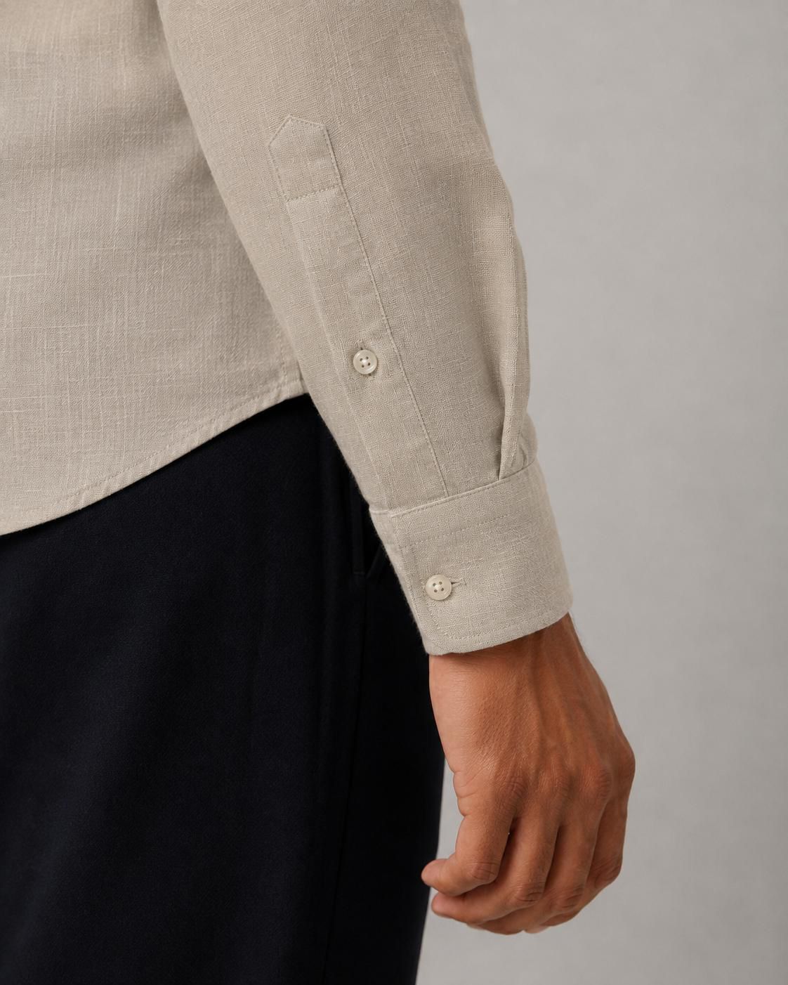 Camicia Lino sabbia