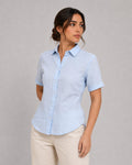 Camicia Lino azzurra