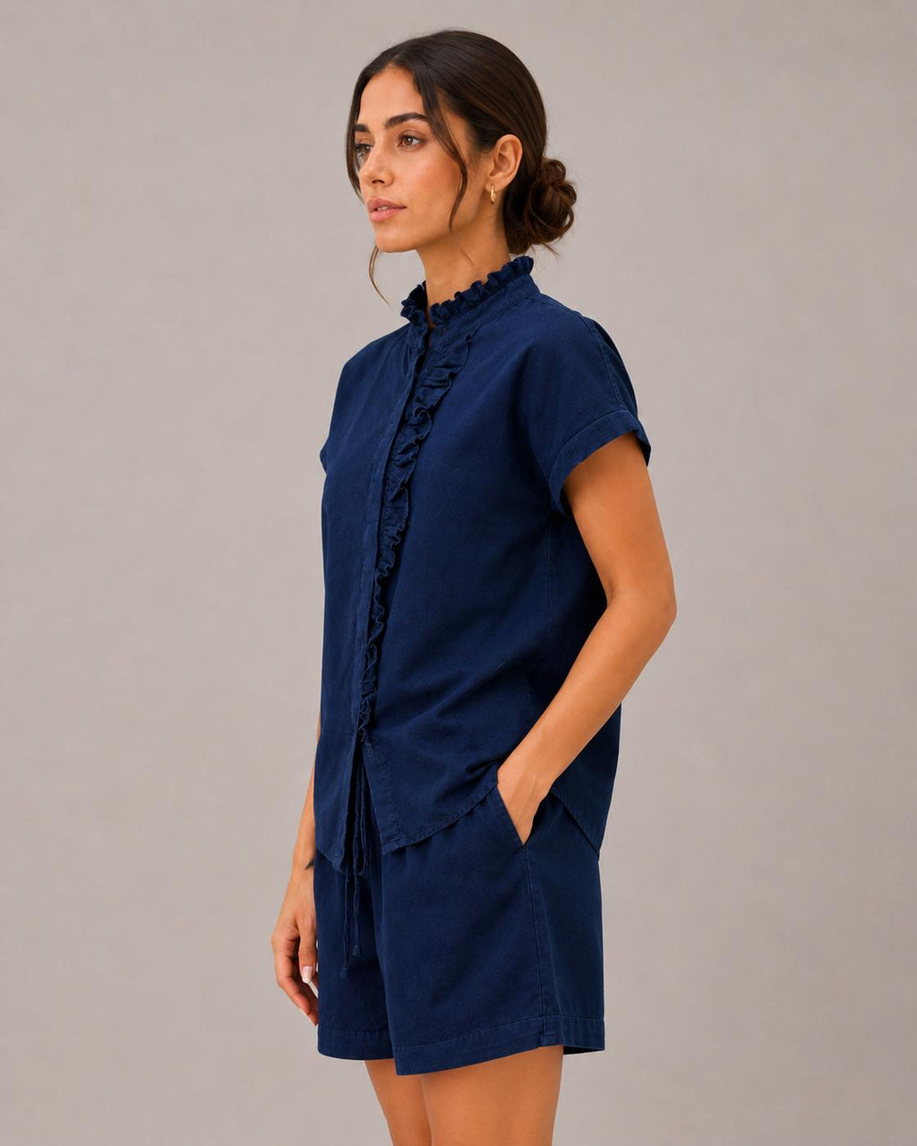 Camicia maffy indaco