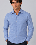 Camicia Michel point azzurro