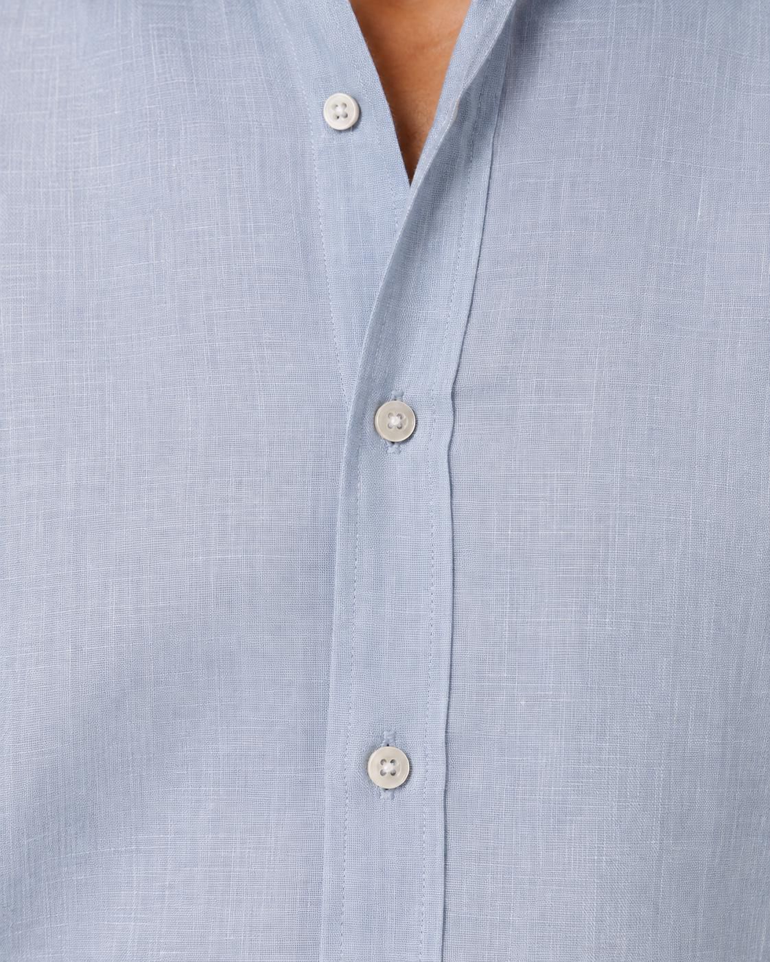Camicia Lino azzurra