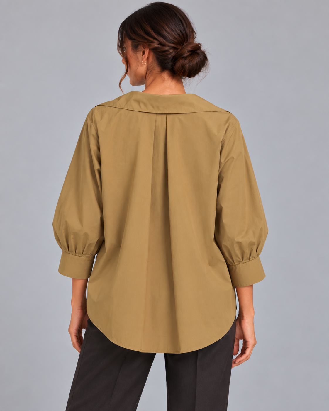 Blusa tabacco cotone