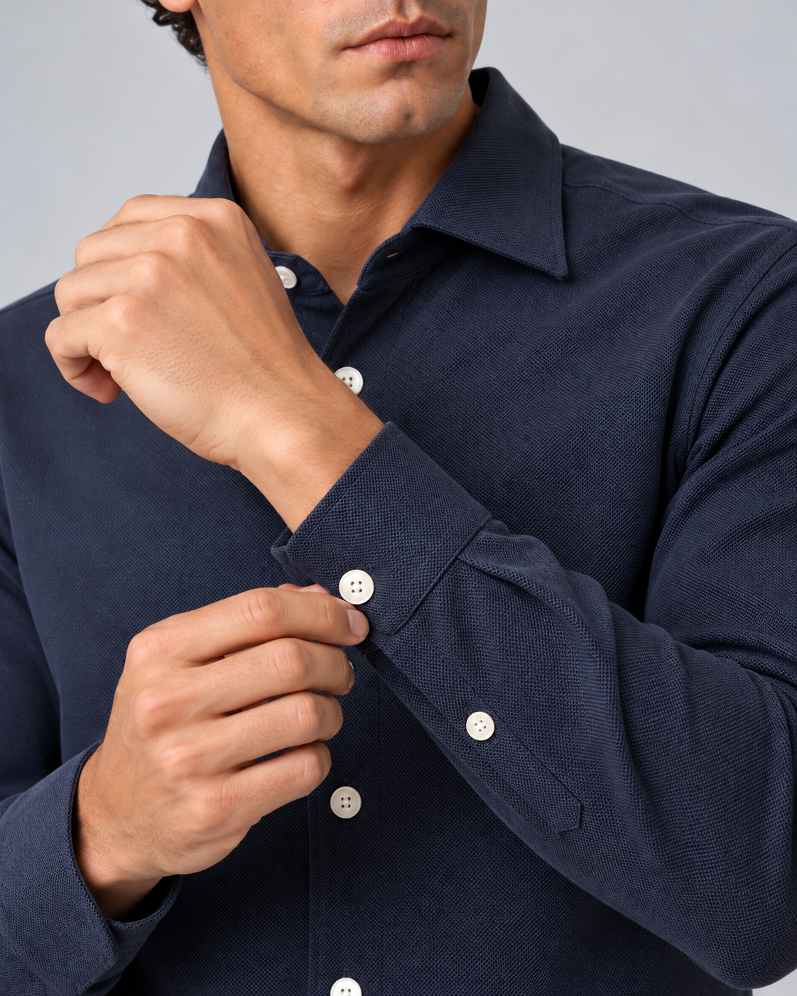 Camicia  blu navy