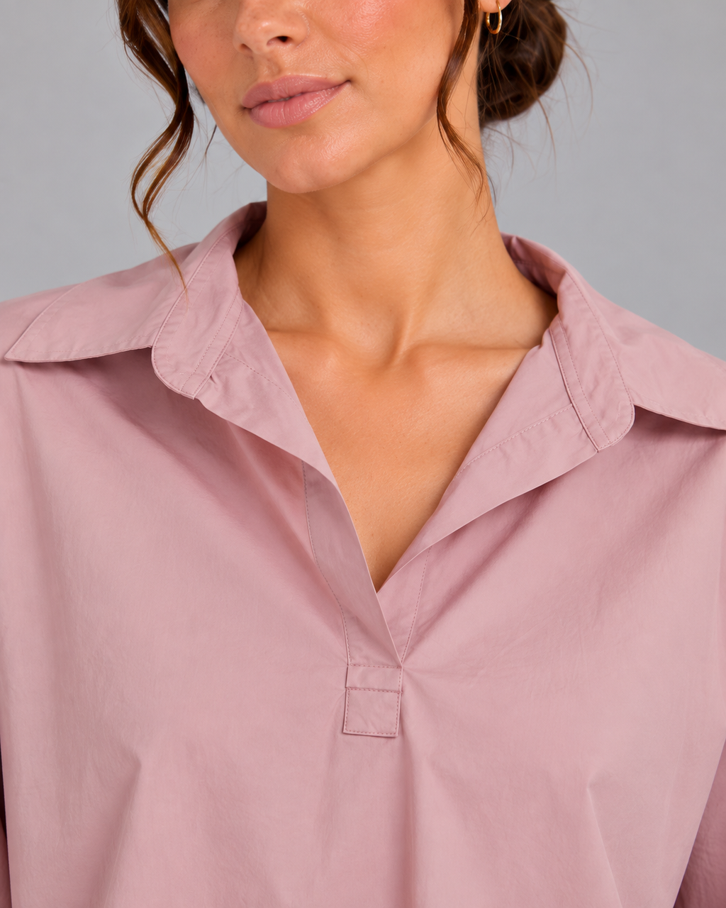 Blusa rosa cotone