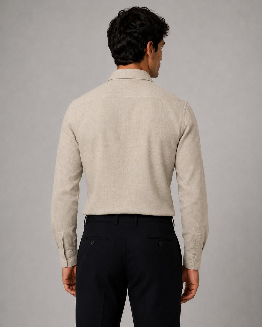 Camicia Lino sabbia
