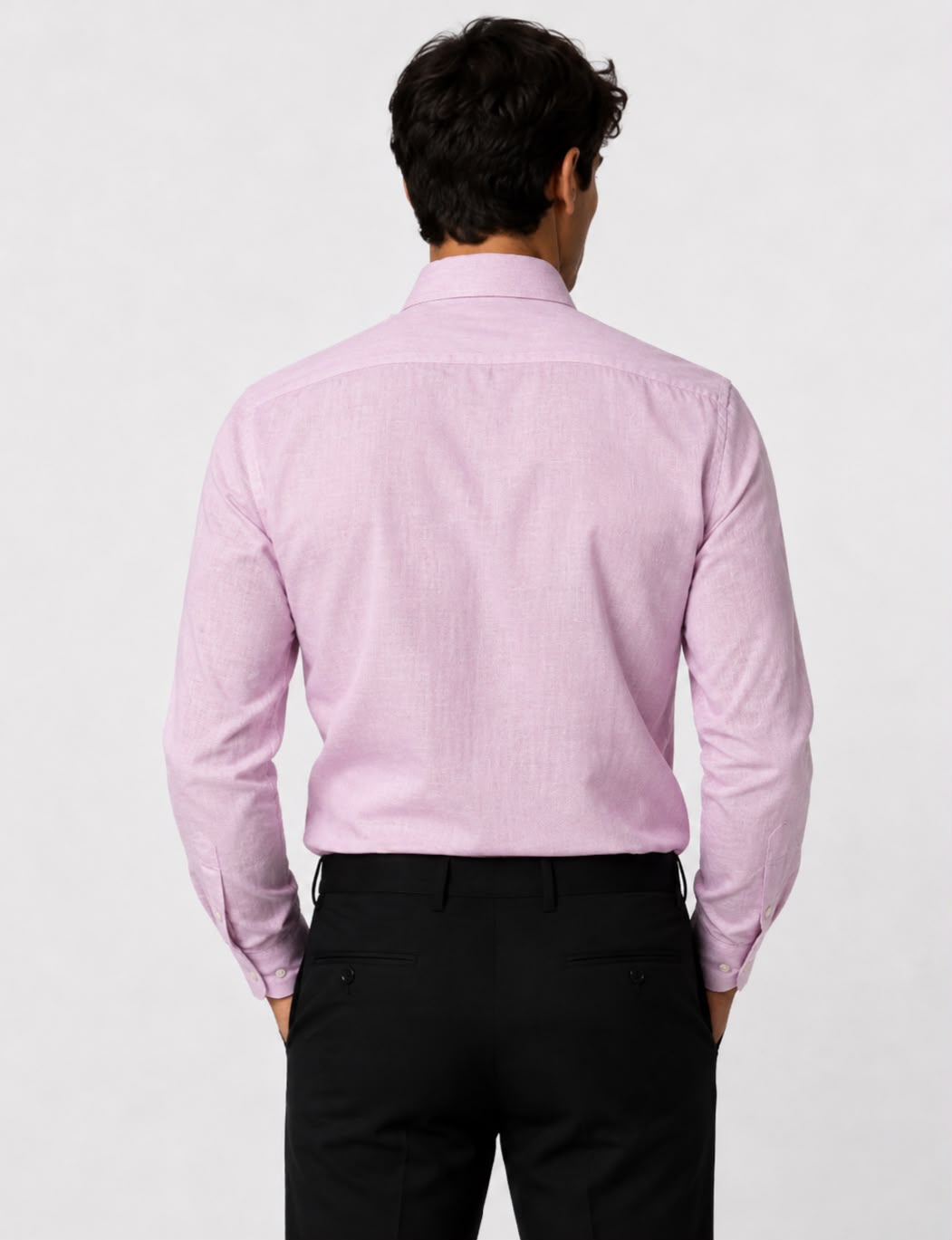 Camicia Lino rosa