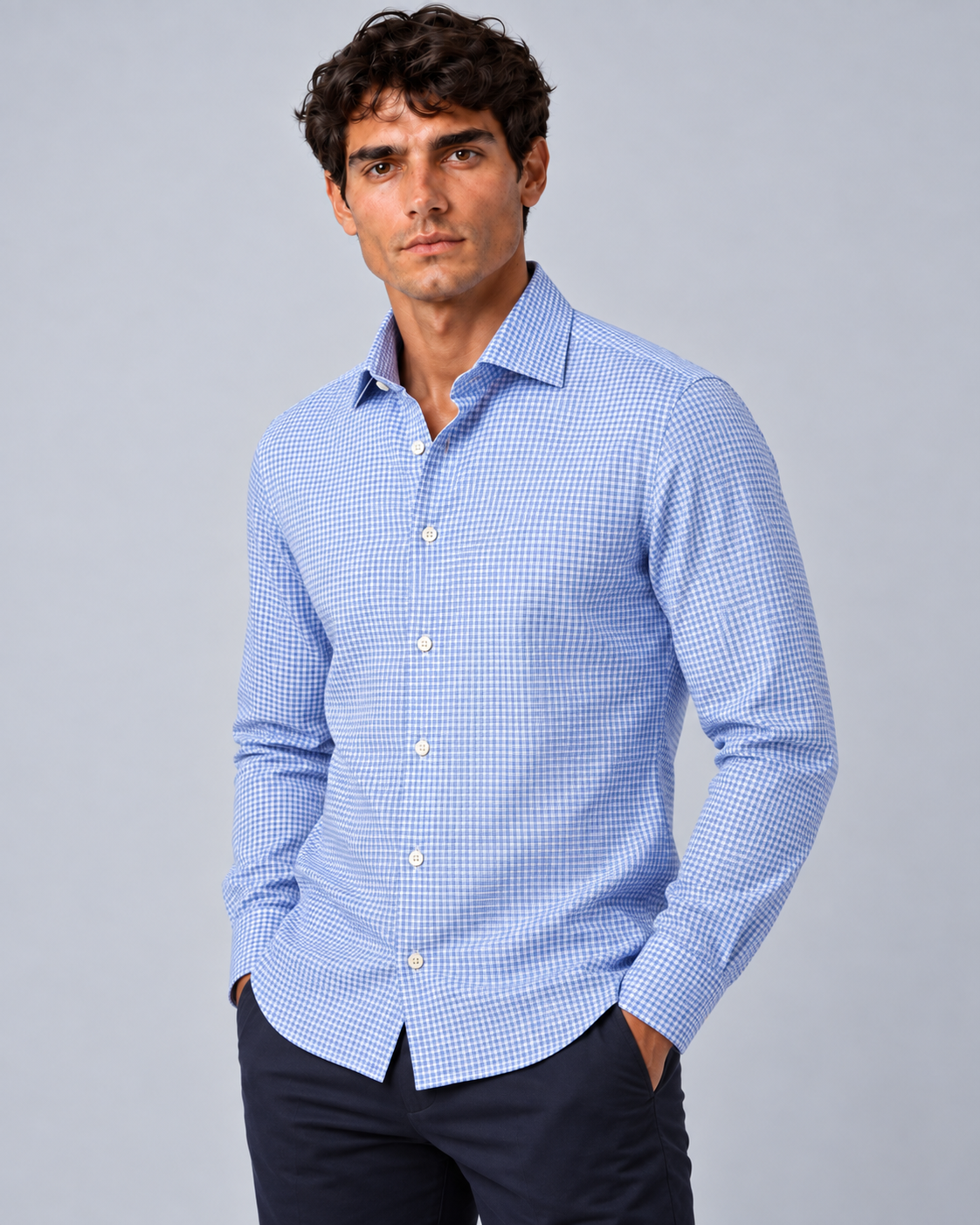 Camicia Oxford check 01