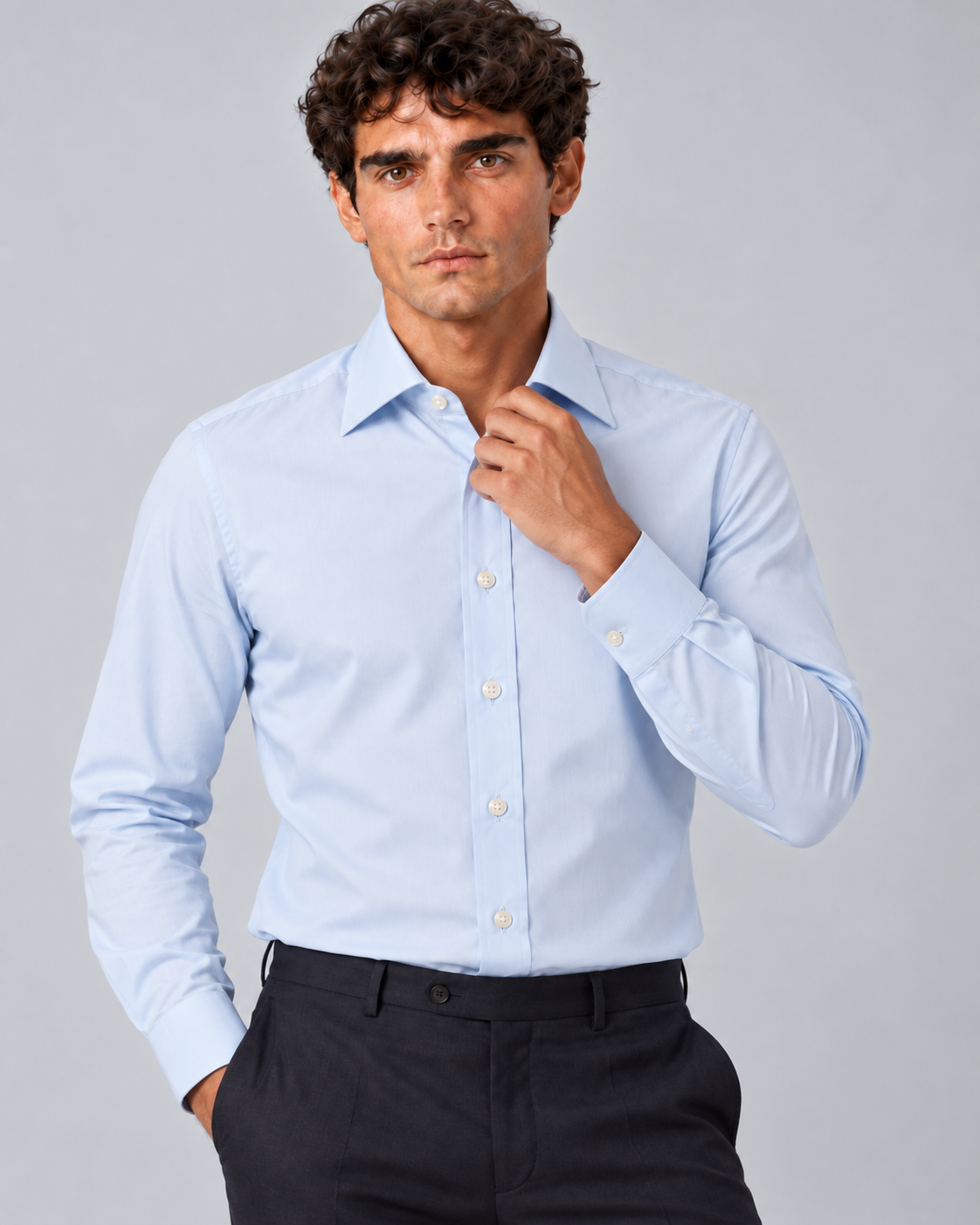 Camicia Mike 38 azzurro