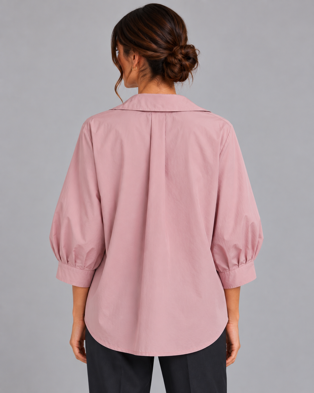 Blusa rosa cotone
