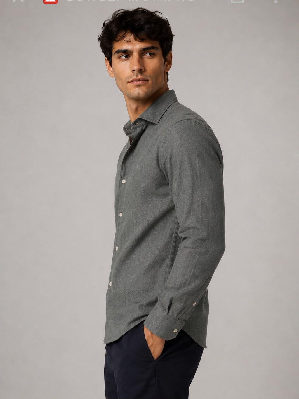 Camicia Lino militare
