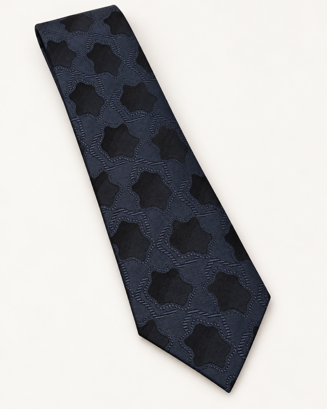 Cravatta grigio nero