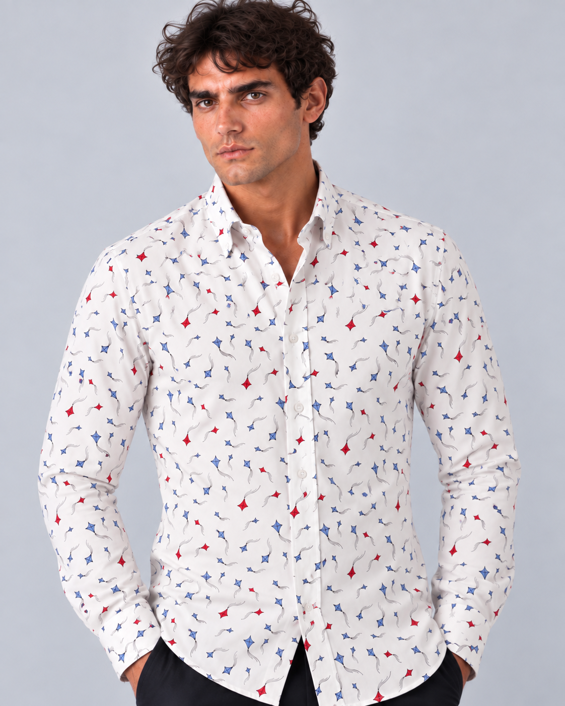 Camicia botton down fantasia