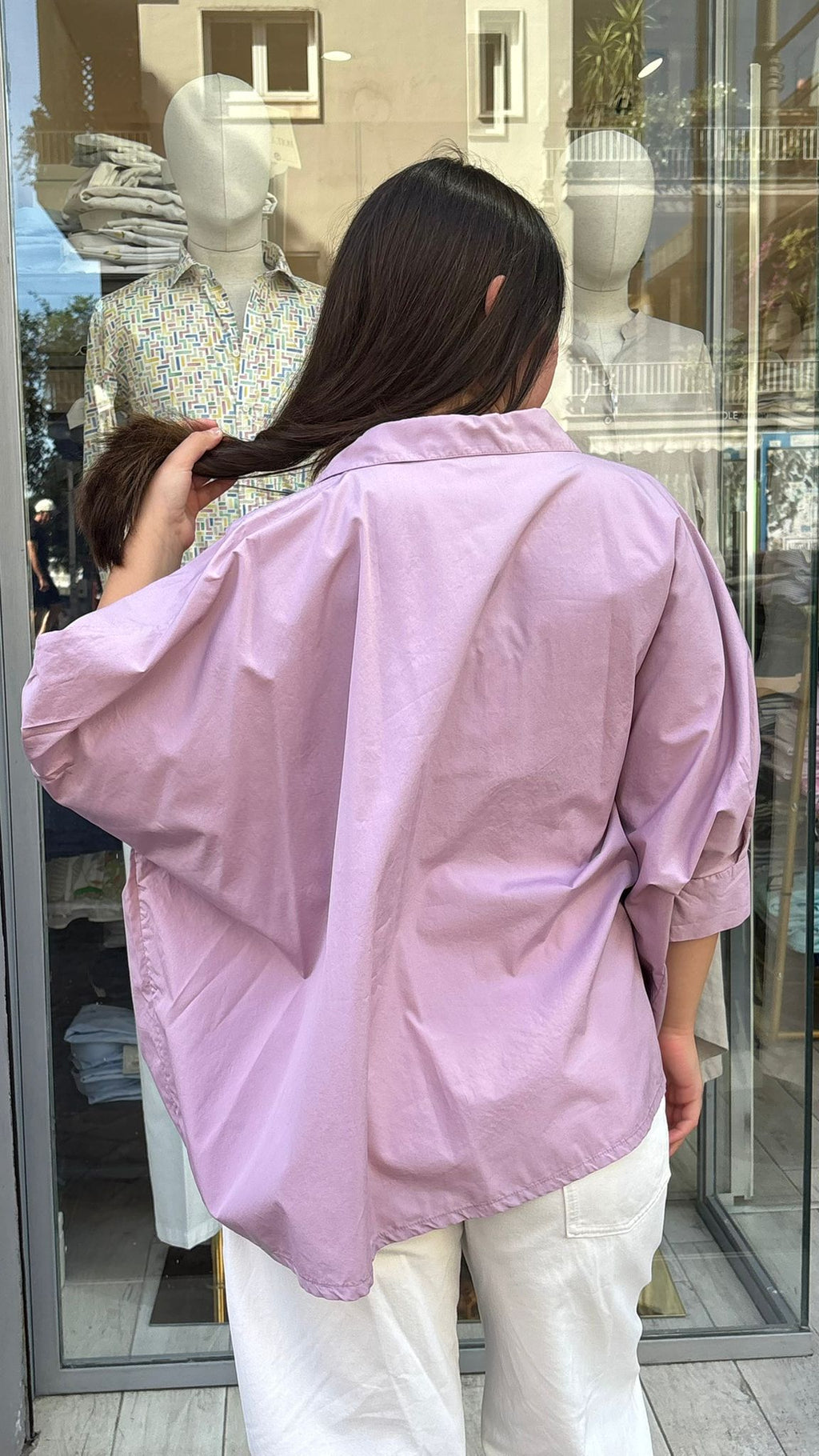 Camicia Big pxt rosa