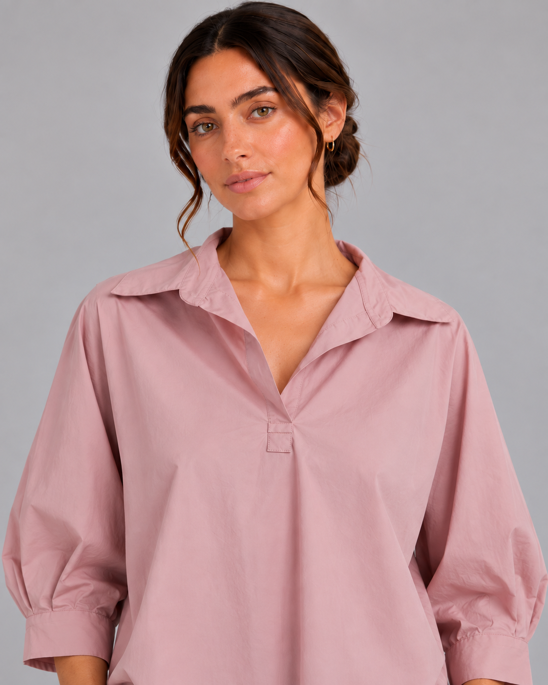 Blusa rosa cotone