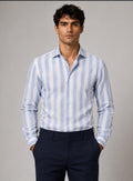 Camicia Lino azzurra 69/01