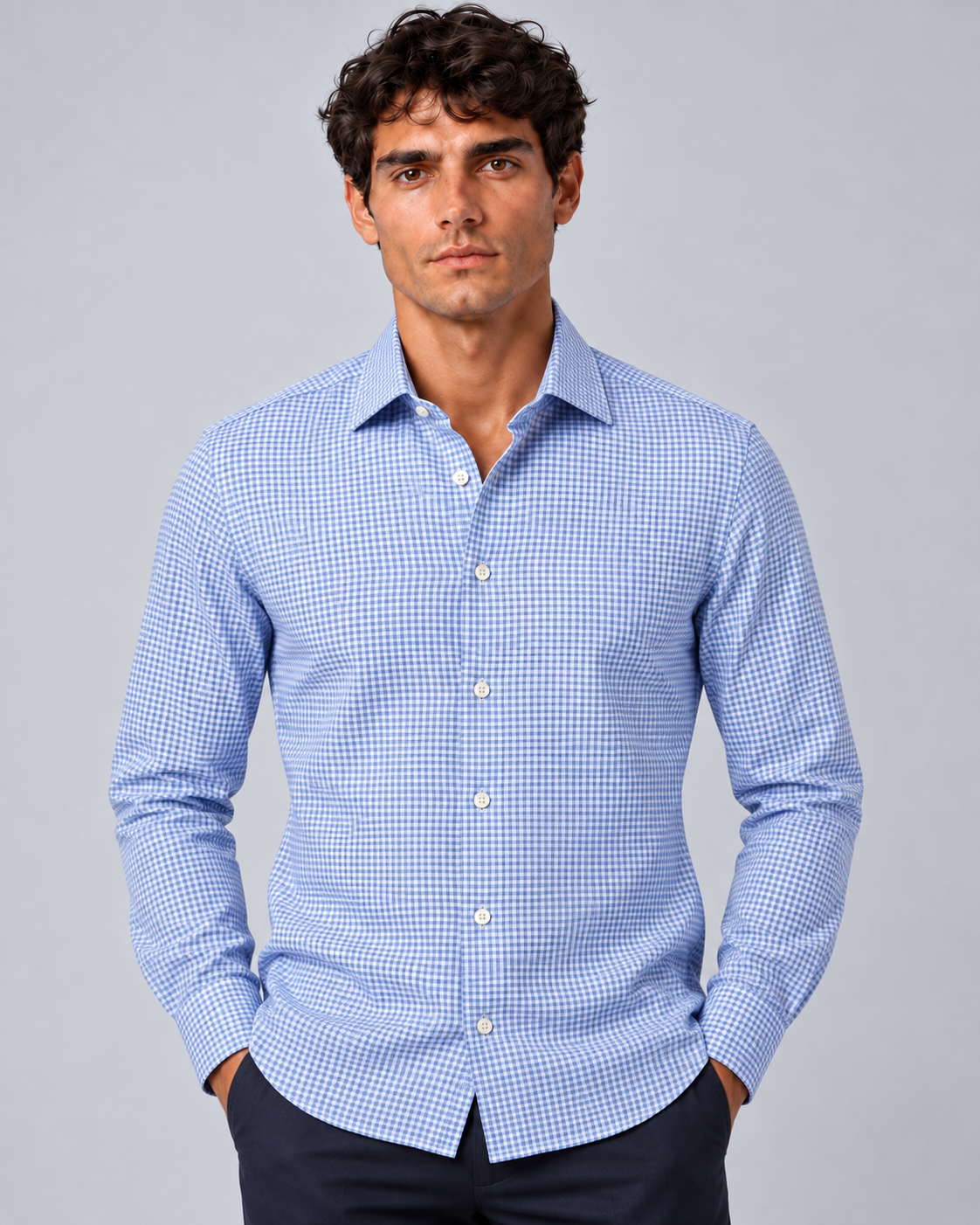 Camicia Oxford check 01