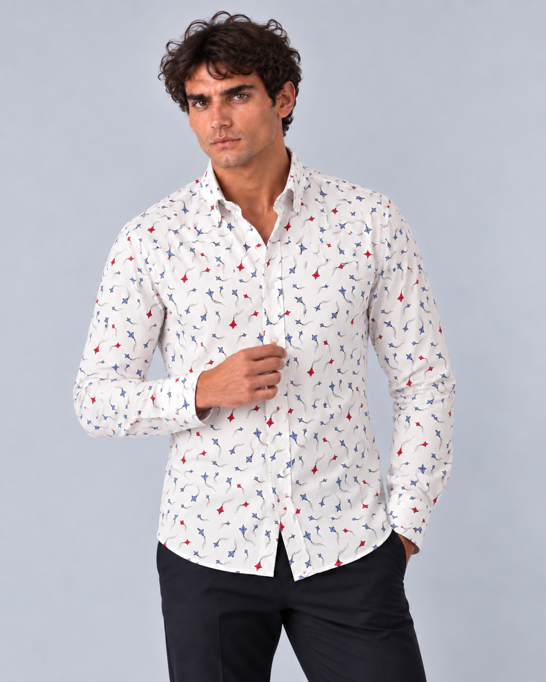 Camicia botton down fantasia