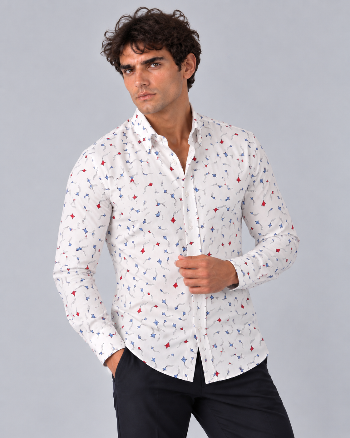 Camicia botton down fantasia