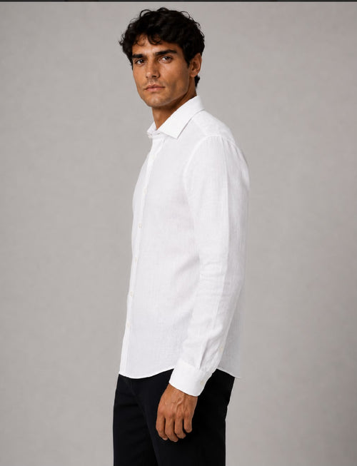 Camicia Lino bianco